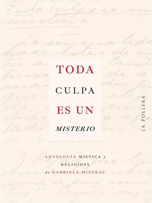 cover image of Toda culpa es un misterio